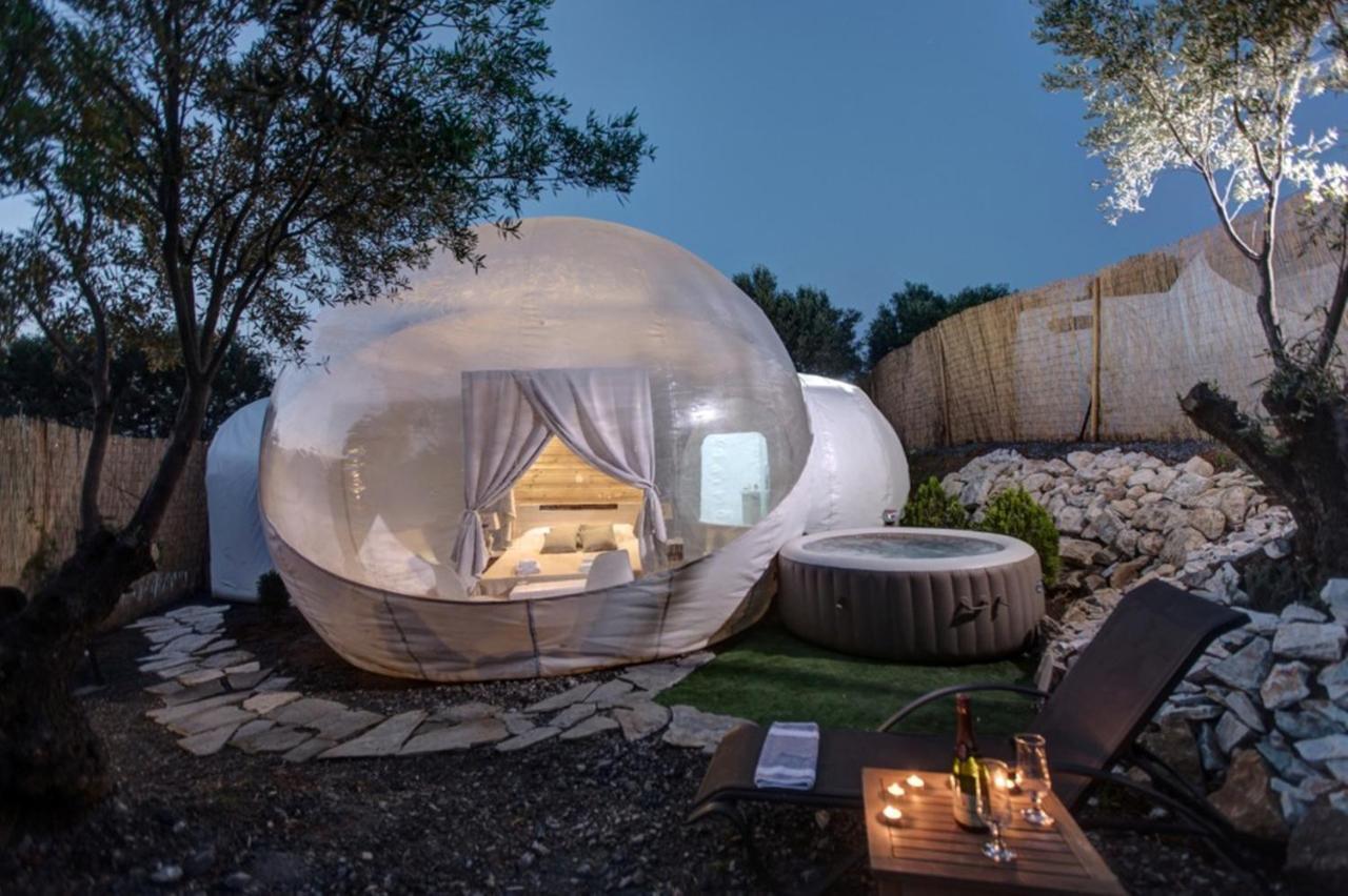 Bubble Tent Hotel Nea Moudania Exterior foto