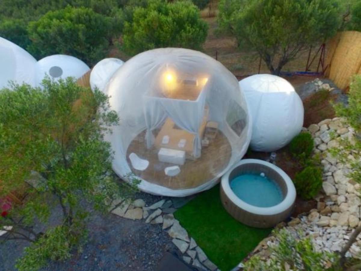 Bubble Tent Hotel Nea Moudania Exterior foto