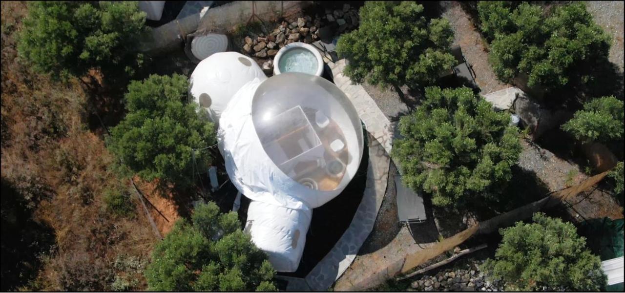 Bubble Tent Hotel Nea Moudania Exterior foto